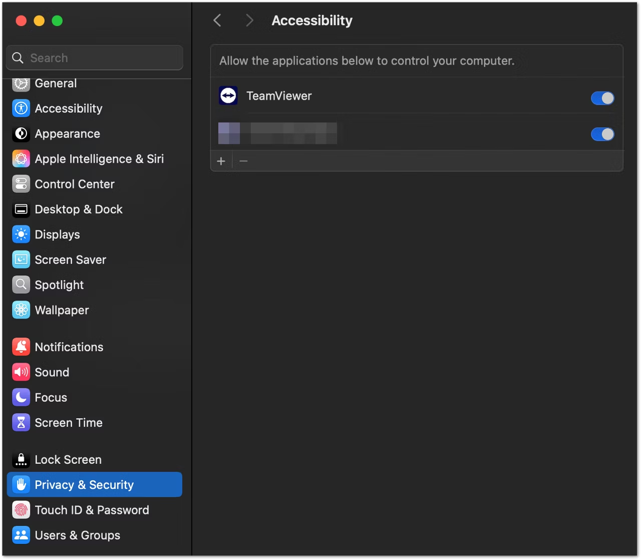 Sett opp teamviewer på Mac